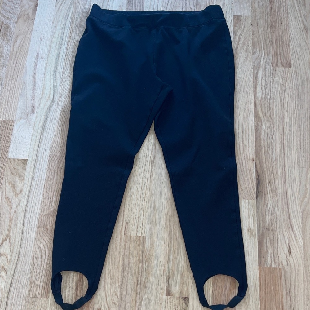 Chico's Black Stirrup Leggings